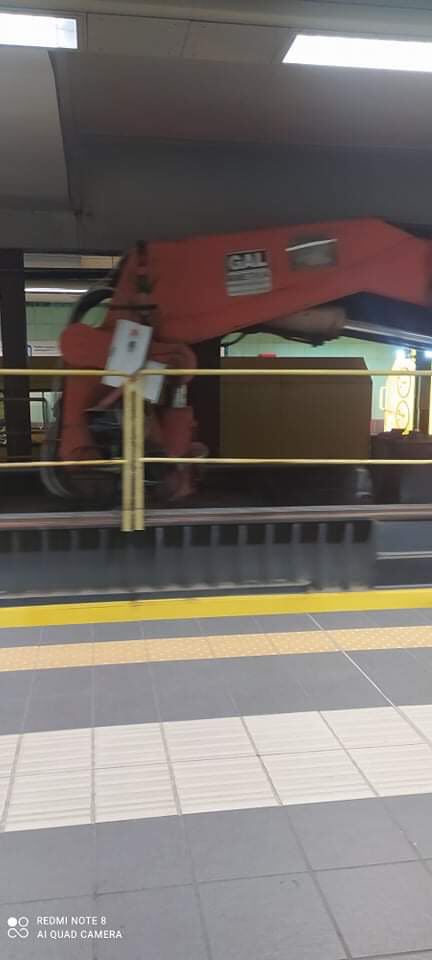Ο εκτροχιασμός της μηχανής λειανσης τον περασμένο Αύγουστο Ο εκτροχιασμός της μηχανής λειανσης τον περασμένο Αύγουστο