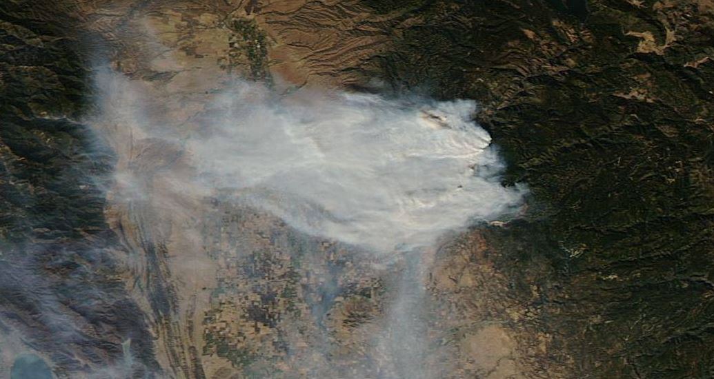 nasa.jpg Φωτογραφίες της NASA από τις πυρκαγιές στην Καλιφόρνια