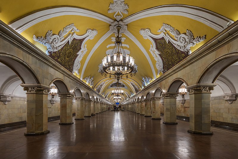 Σταθμός Komsomolskaya (photo A.Savin) Σταθμός Komsomolskaya