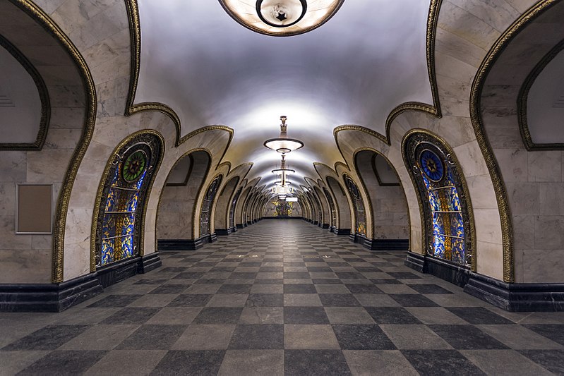 Σταθμός Novoslobodskaya (photo Alex 'Florstein' Fedorov) Novoslobodskaya