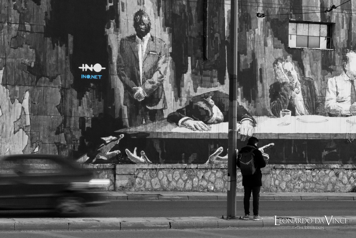 Λεονάρντο Ντα Βίντσι, τοιχογραφία Πειραιώς, INO Λεονάρντο Ντα Βίντσι, τοιχογραφία Πειραιώς, INO