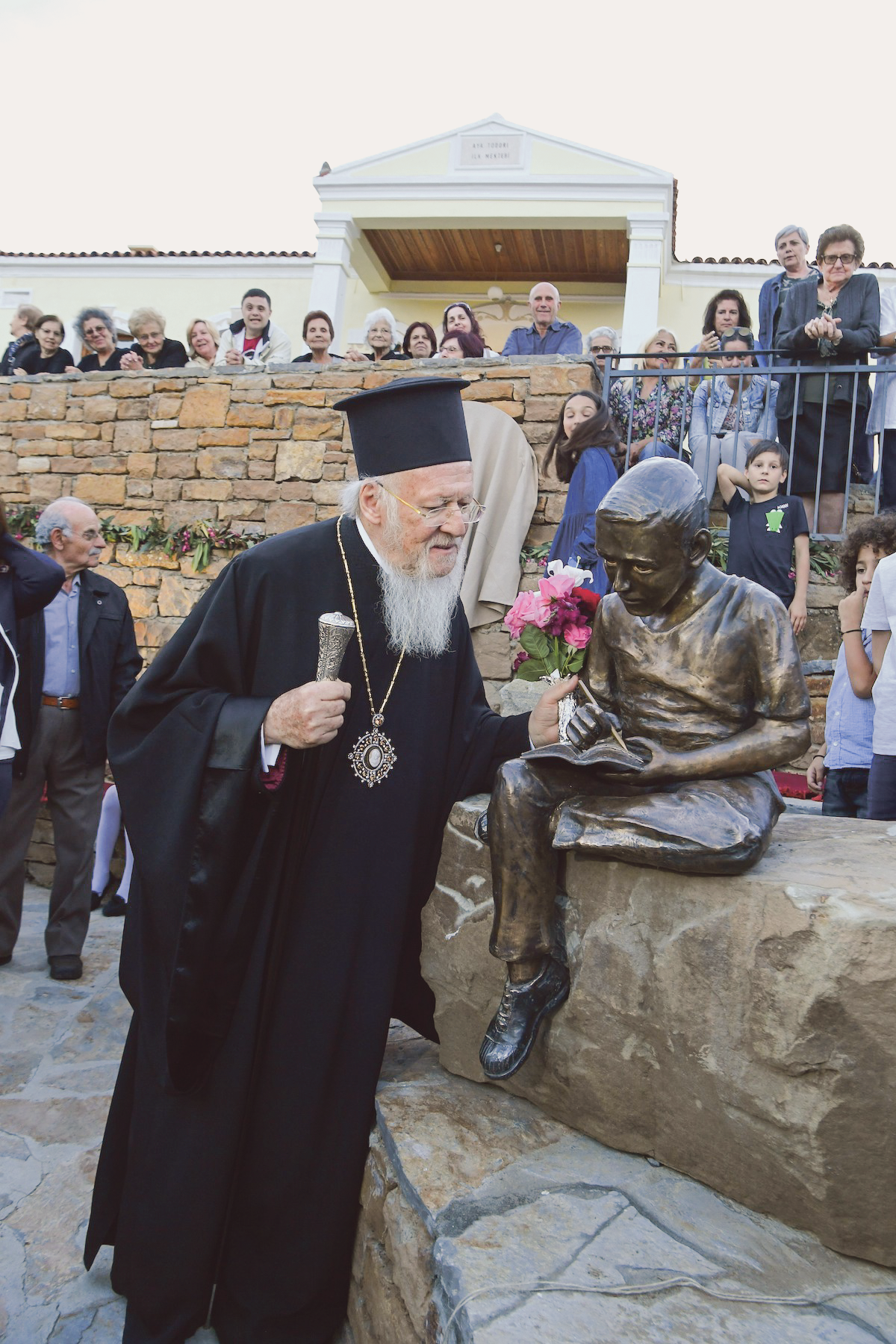 Ο Οικουµενικός Πατριάρχης σε επίσκεψή του στην Ιµβρο Ο Οικουµενικός Πατριάρχης σε επίσκεψή του στην Ιµβρο