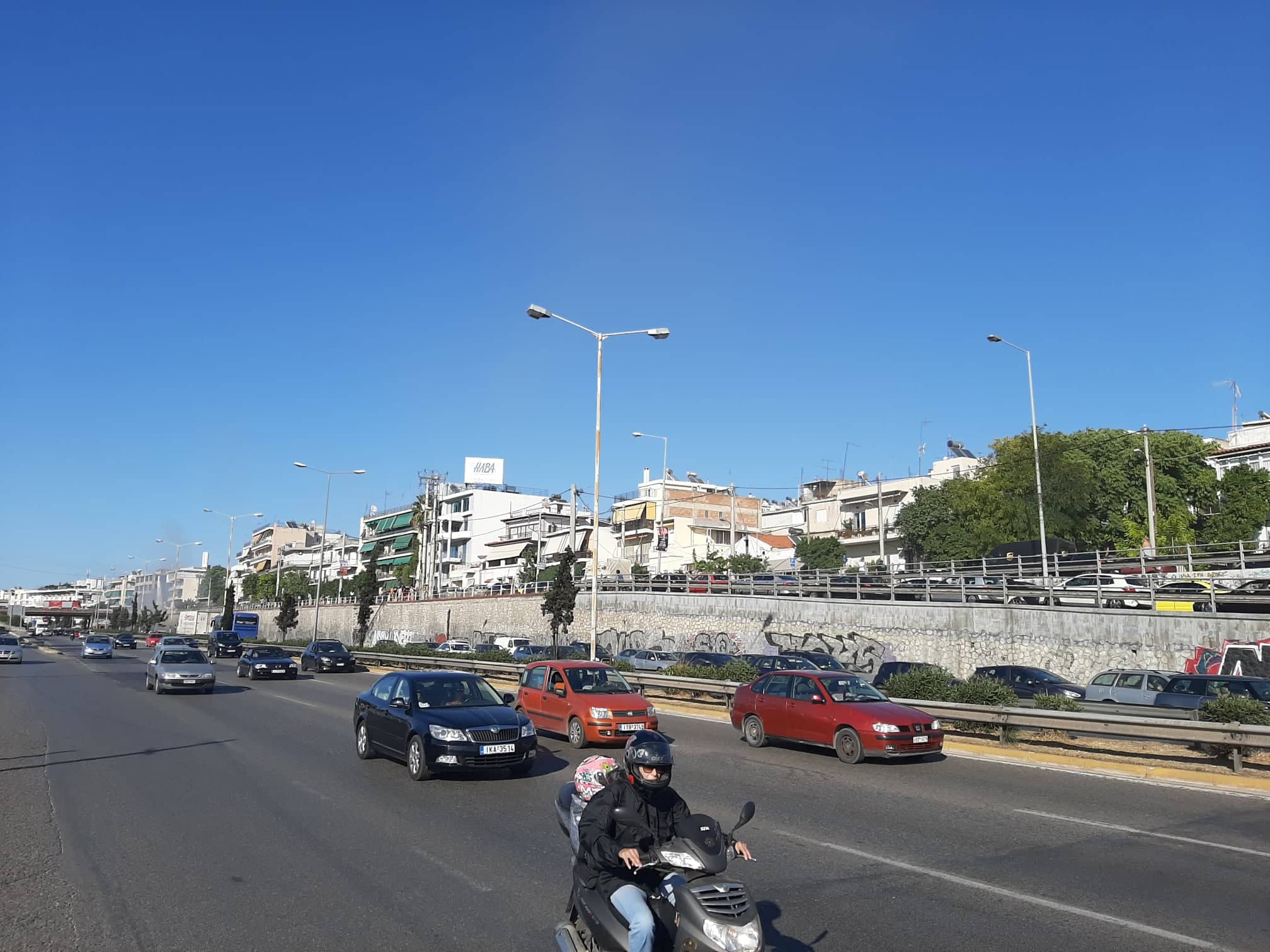 kinisi2.jpg Κίνηση στην Εθνική οδό Αθηνών - Λαμίας