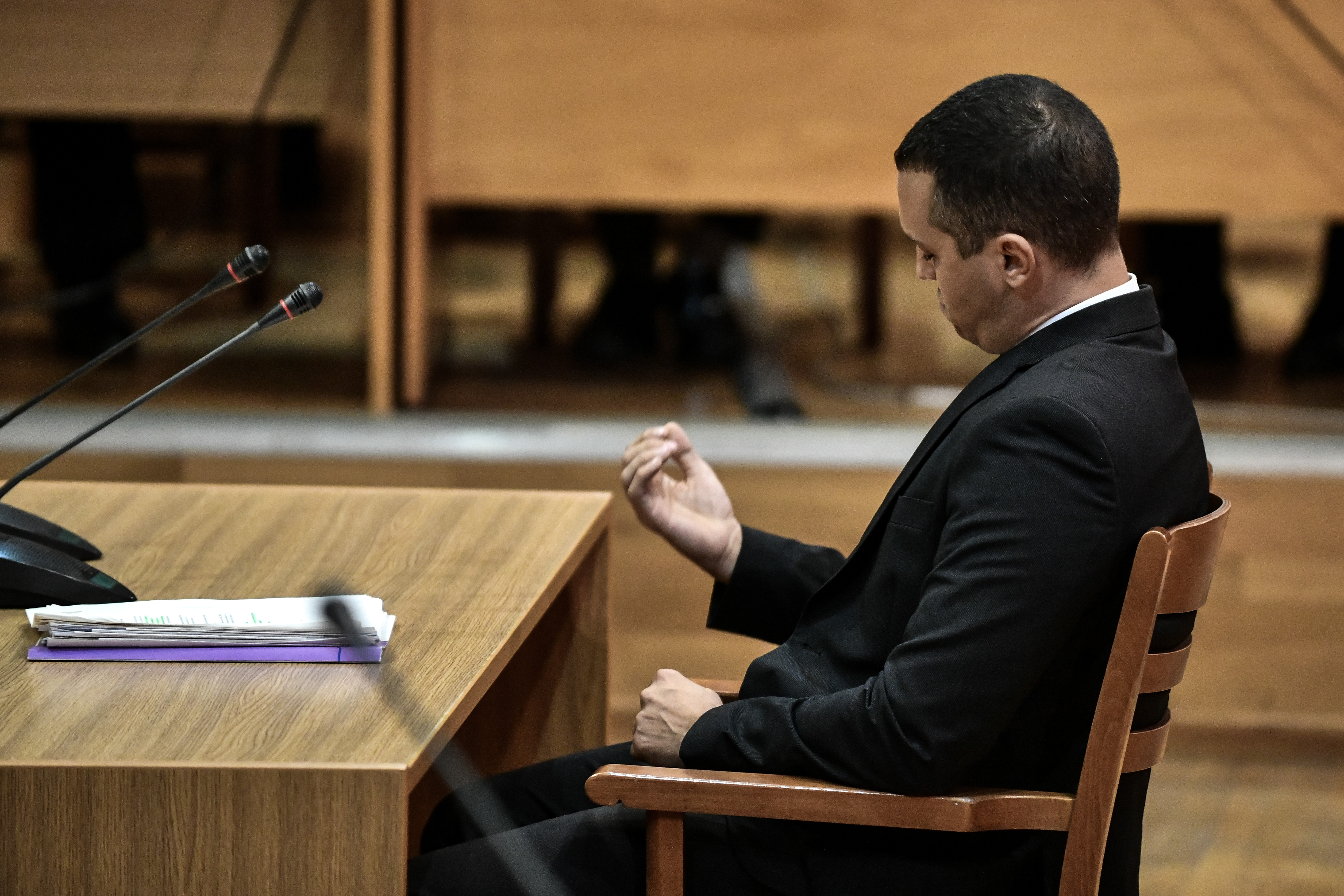 4923875.jpg Ο Ηλίας Κασιδιάρης στη δίκη της ΧΑ