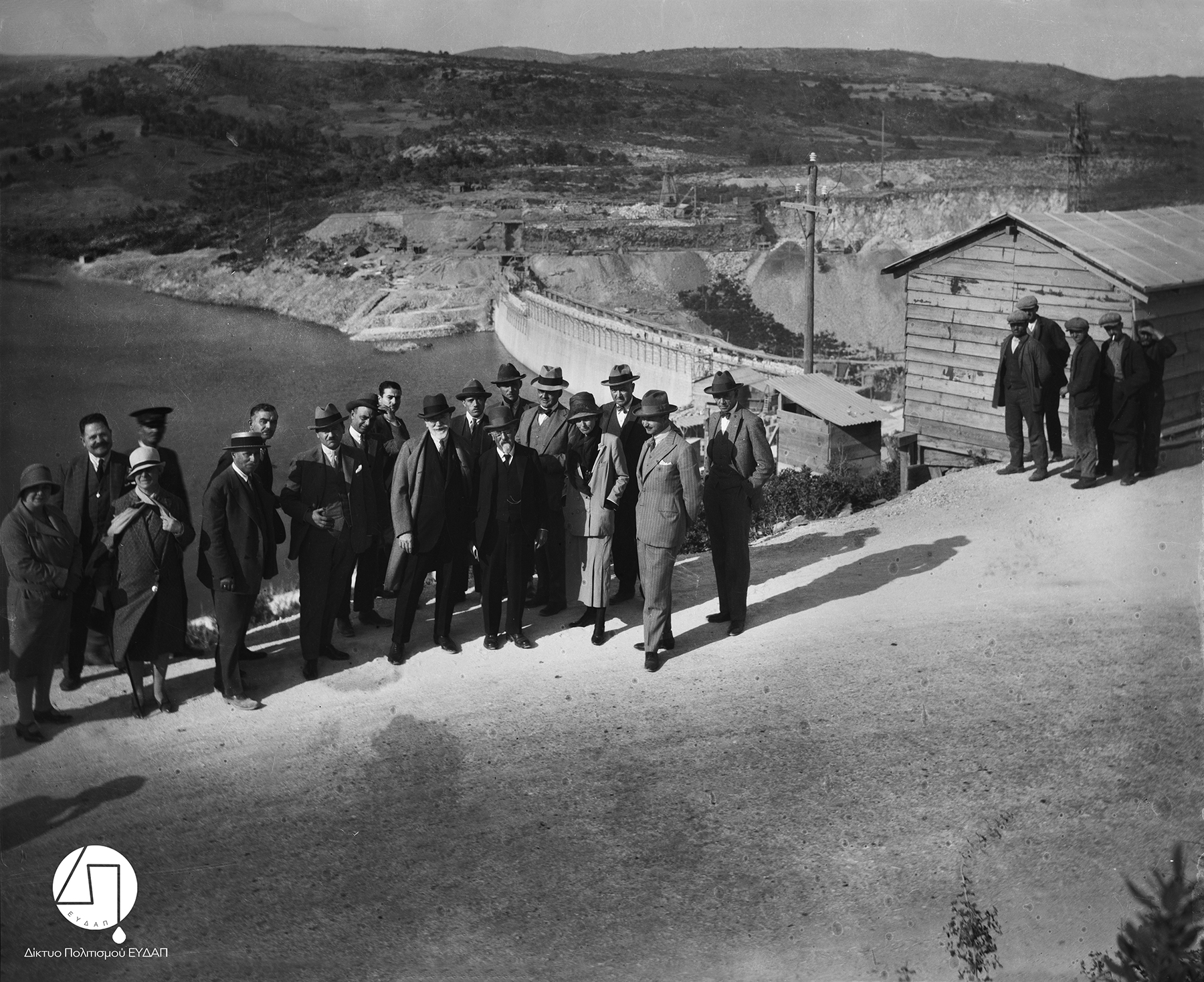 neg324_s.jpg Τα εγκαίνια του Φράγματος του Μαραθώνα, 1929/Ιστορικό Αρχείο ΕΥΔΑΠ