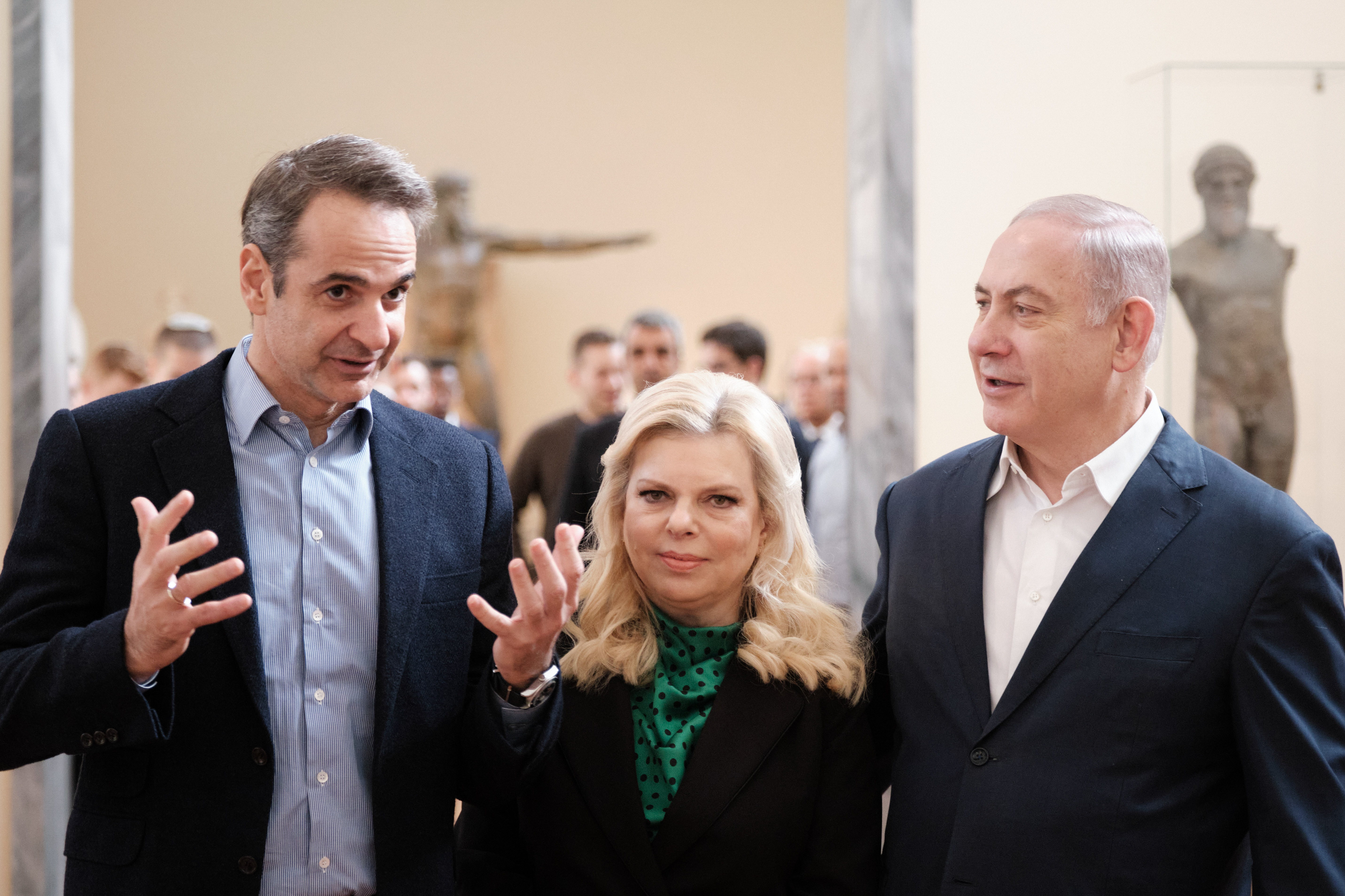 4996377.jpg Μητσοτάκης - Νετανιάχου στο Αρχαιολογικό Μουσείο