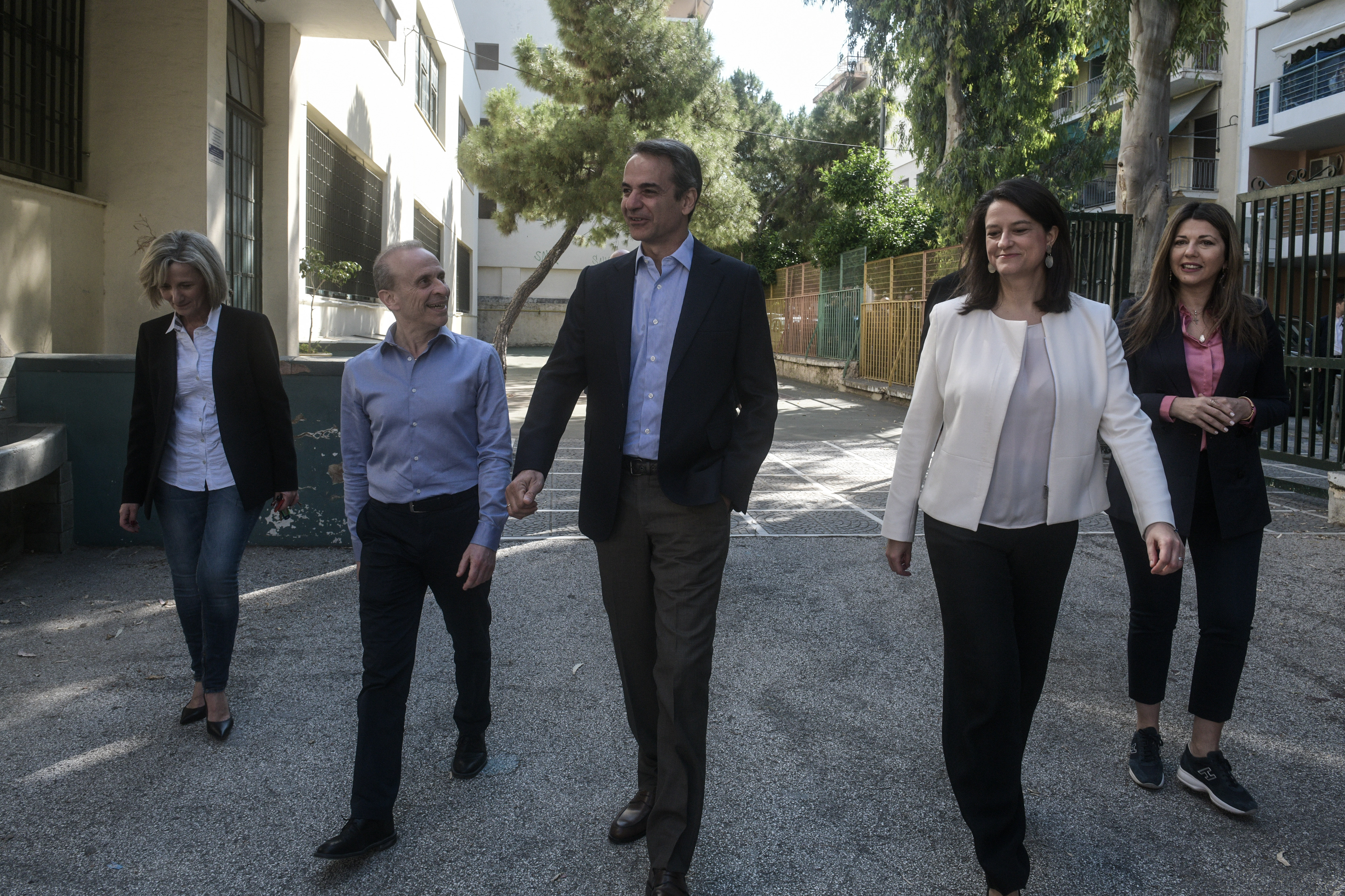 5085773.jpg Επίσκεψη Μητσοτάκη σε δημοτικό σχολείο