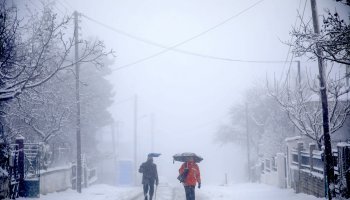 χιόνια καιρός