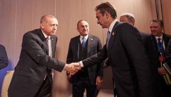 Ρετζέπ Ταγίπ Ερντογάν και Κυριάκος Μητσοτάκης