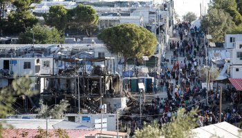 Φωτιά στη Μόρια